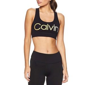 NWT Calvin Klein Performance Racerback Sports Bra